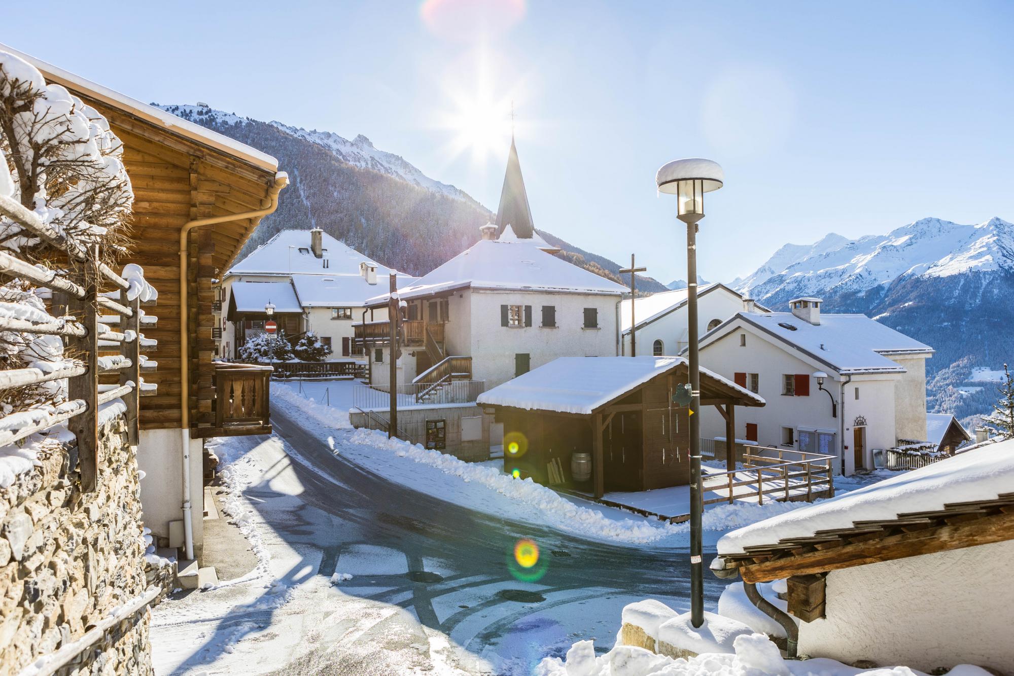 Place de la Marmotte - hiver