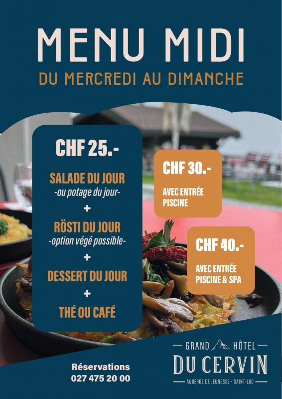 Flyer - Brasserie du Cervin