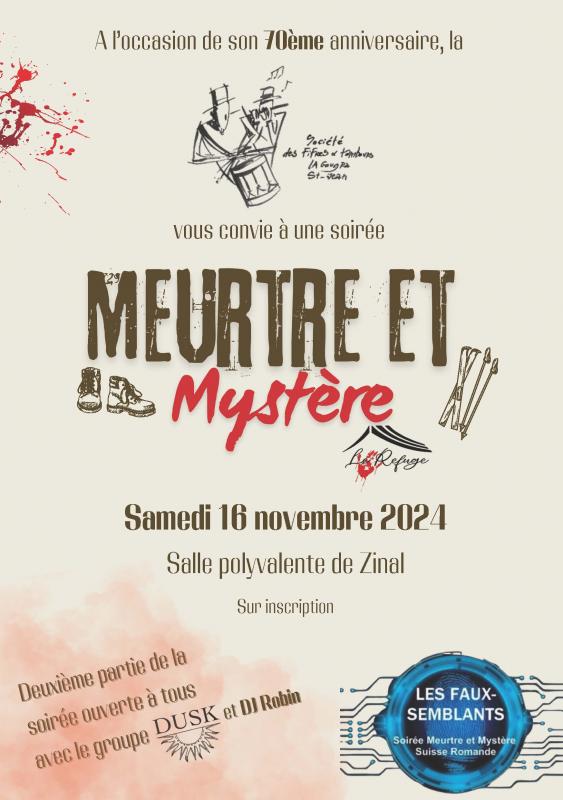 Soirée meurtre et mystère 1