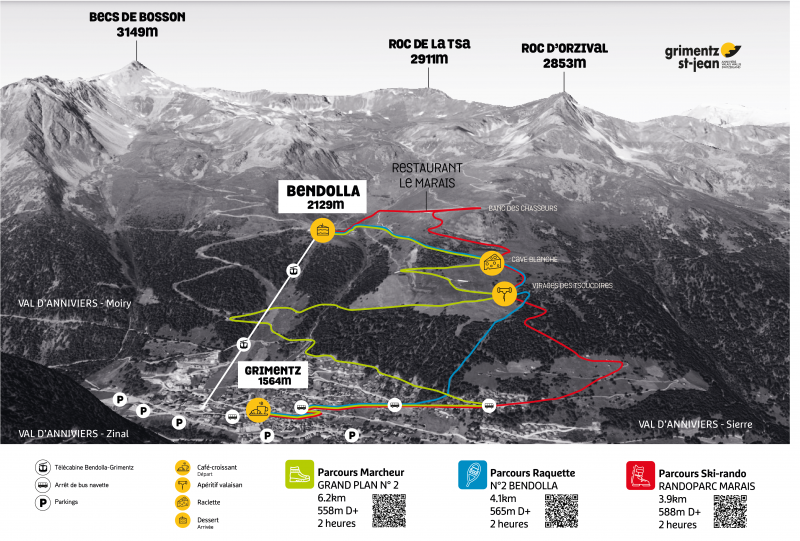 Plan parcours Randoclette