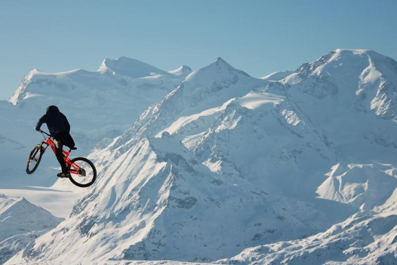 Snow Bike Race - Zinal