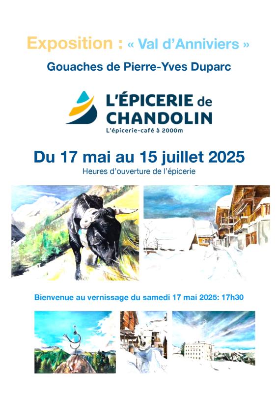 Expo de peinture de Pierre-Yves Duparc