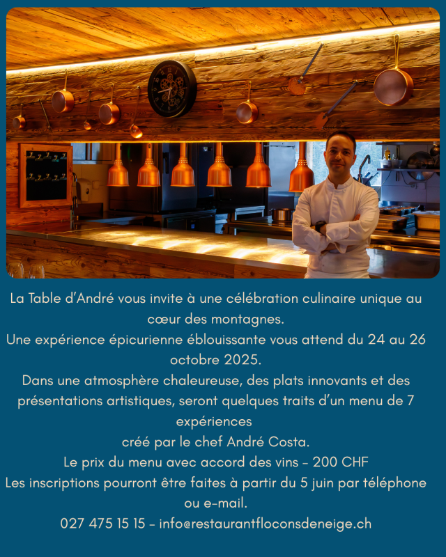 Soirée gastronomique - Grimentz