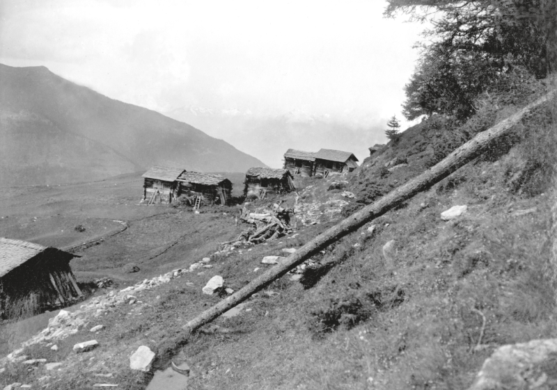 Chandolin - Les Plan-Pras en 1912