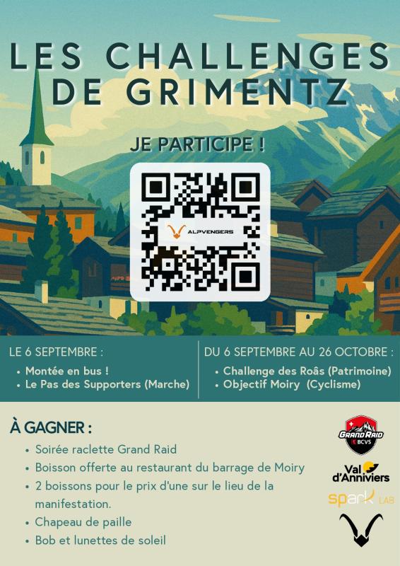 Flyer - les Challenges de Grimentz