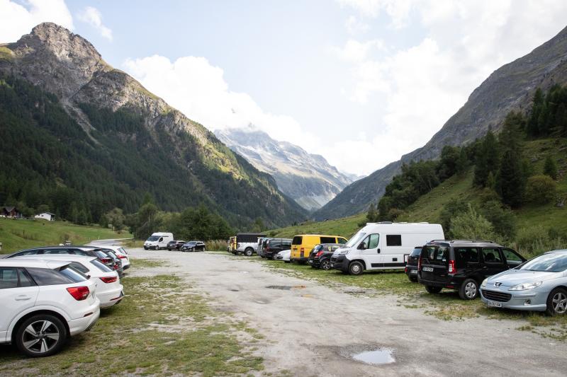 Emplacement camping-car - Zinal Plats de la Lée