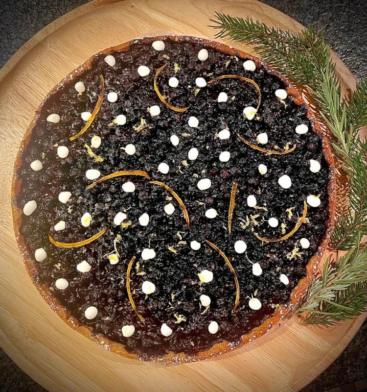 Tarte aux myrtilles - Didier de Courten