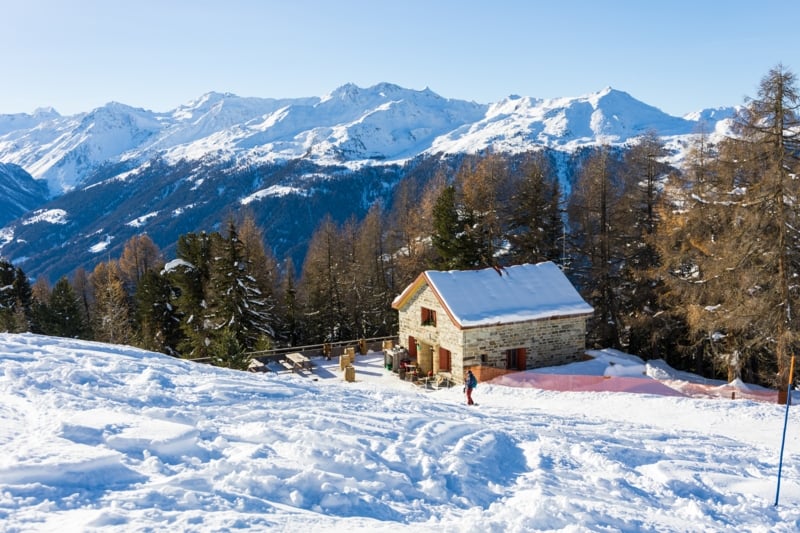 Cabane Illhorn - hiver