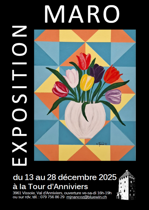 EXPOSITION MARO à la Tour d'Anniviers