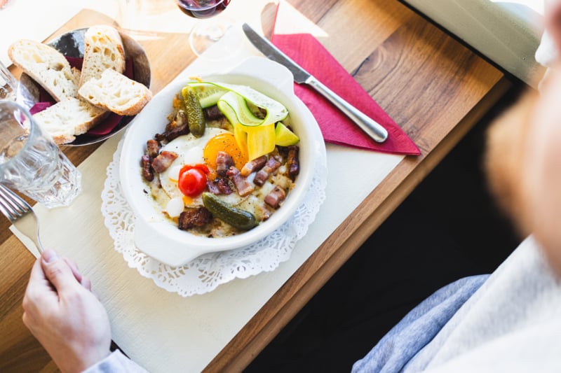 Rösti at the Montagnard restaurant