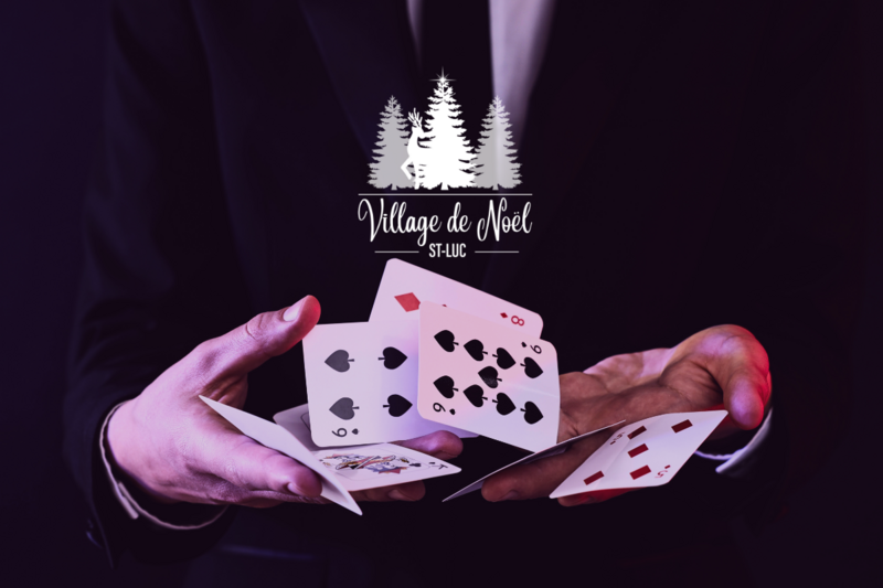 spectacle de magie - village de noel