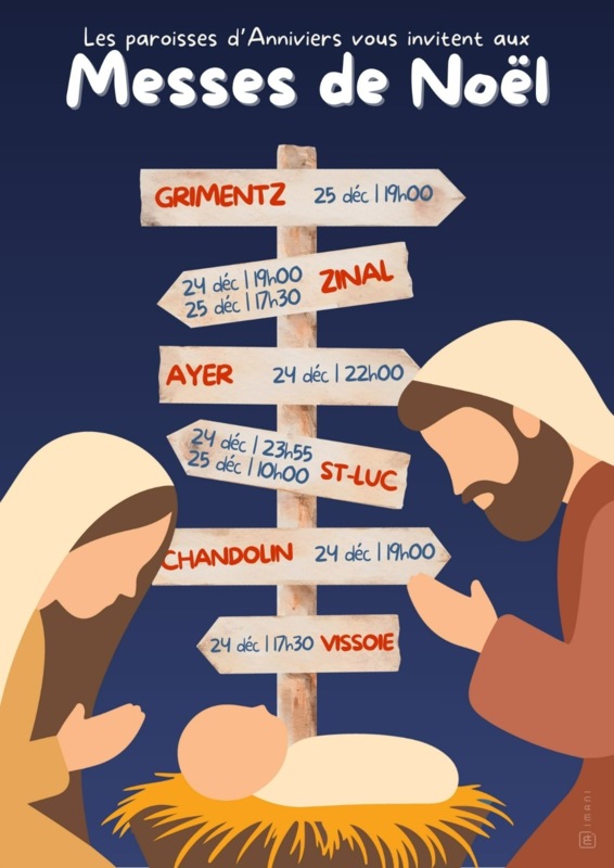 Messes de Noël 2025