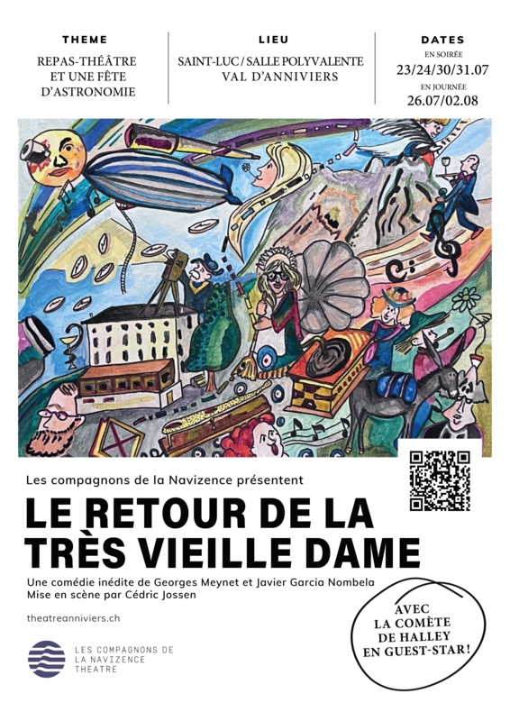 Le retour de la très vieille dame - affiche