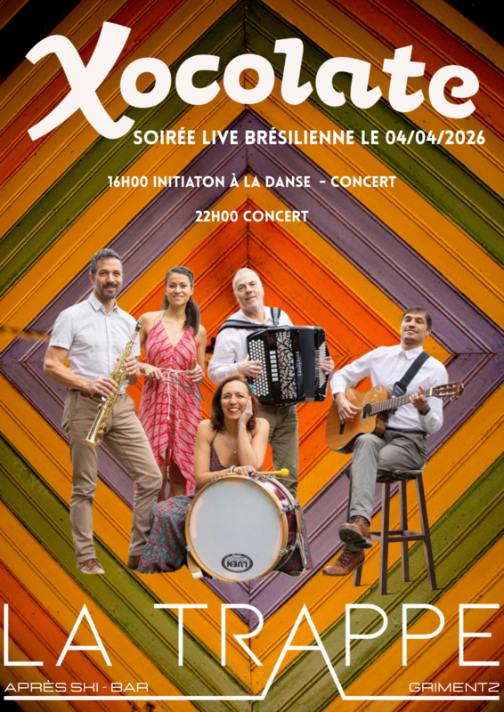 Concert Live avec Xocolate samedi 04 avril 