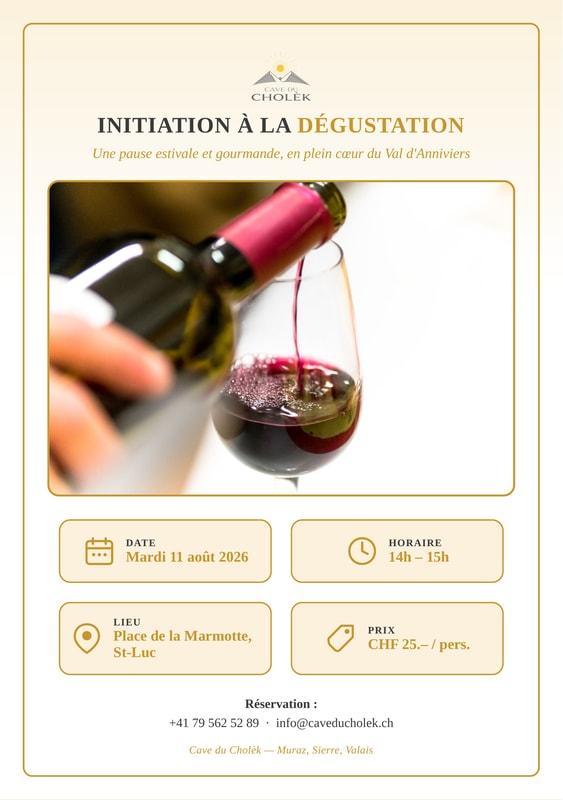 Initiation à la dégustation 