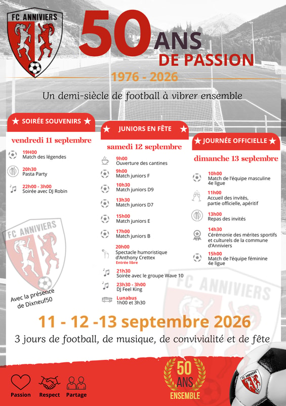50ans du FC Anniviers