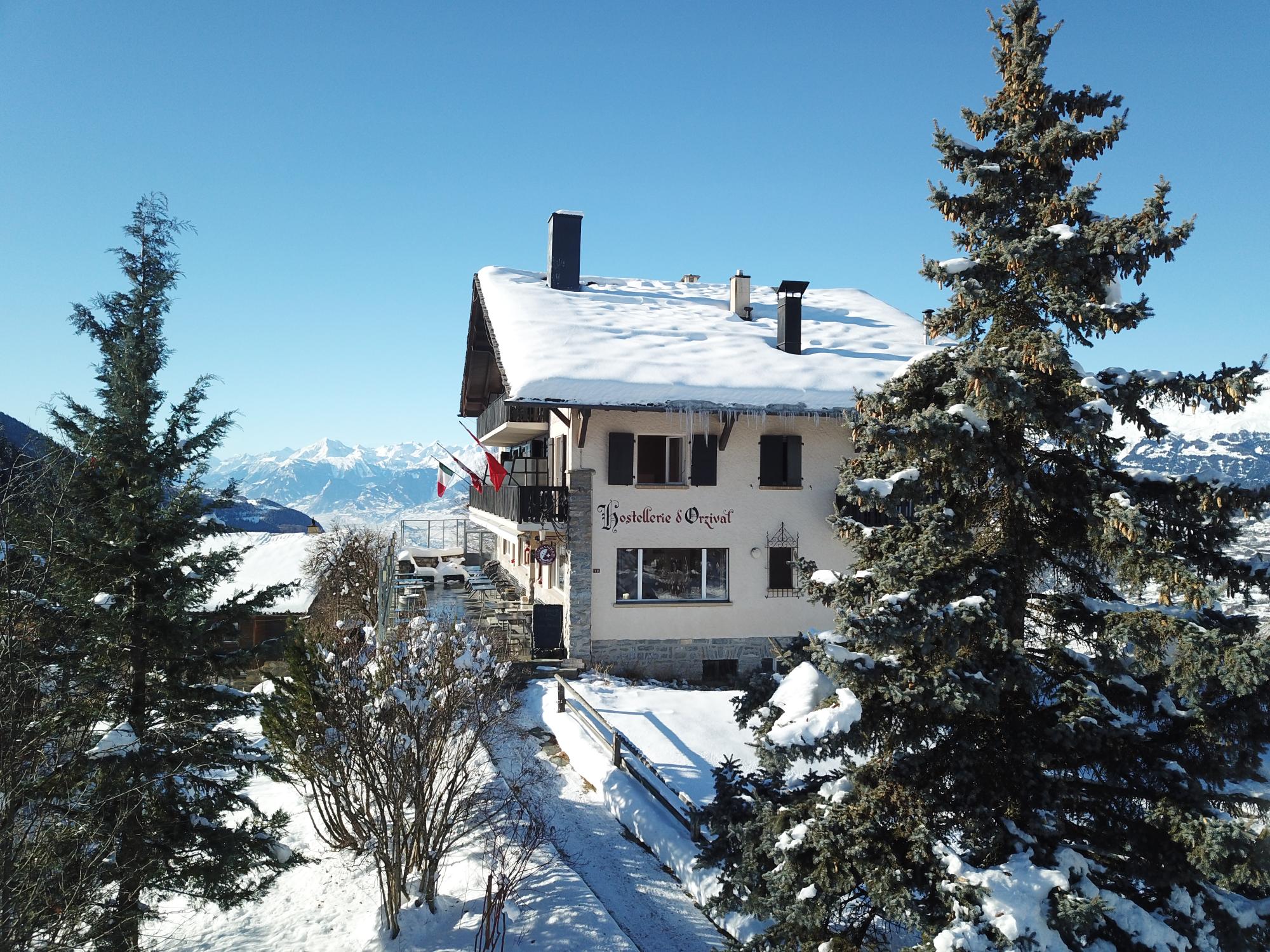 Hébergement_HostellerieOrzival_hiver