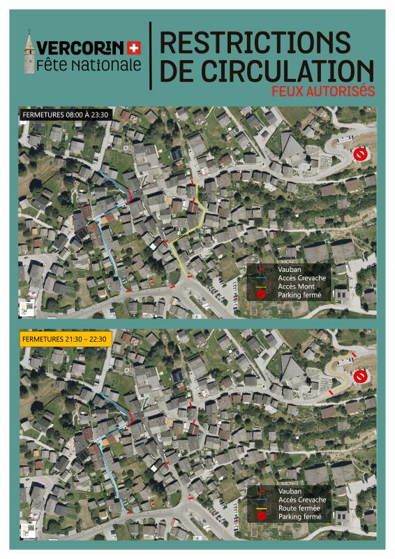 1er août_Fermeture routes (feux autorisés)