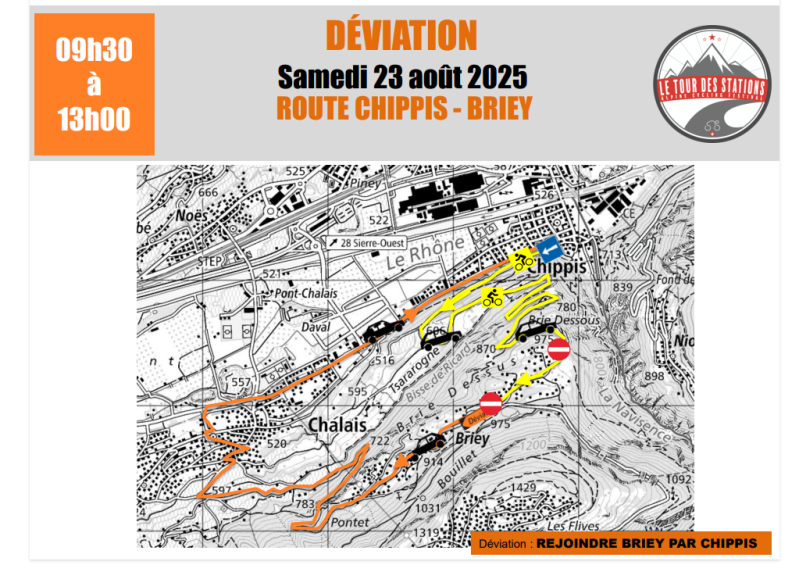 Déviation route Chippis-Briey