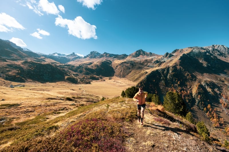 Réchy valley in autumn