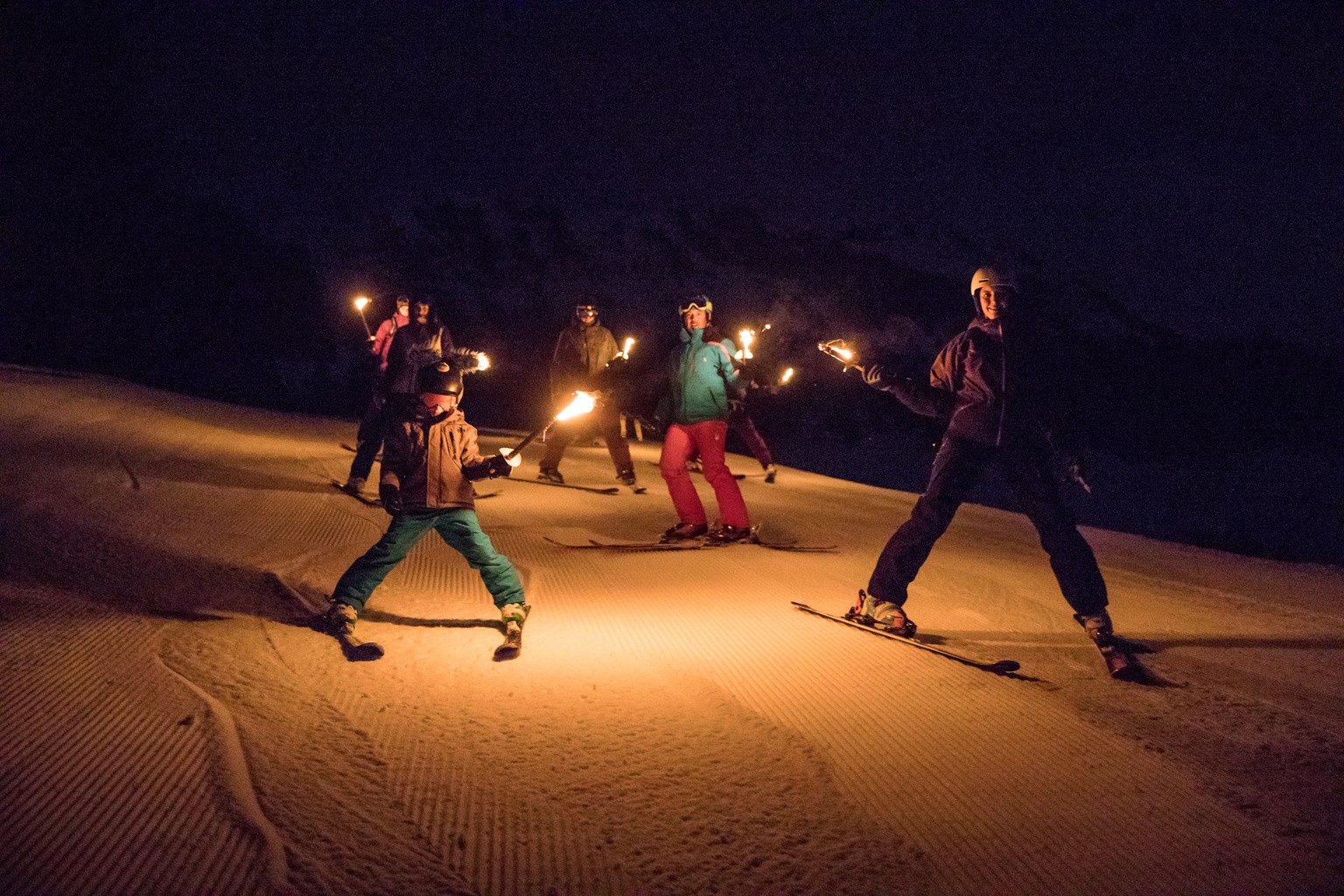 Soirées aux flambeaux ou lampions dans les Alpes Vaudoises