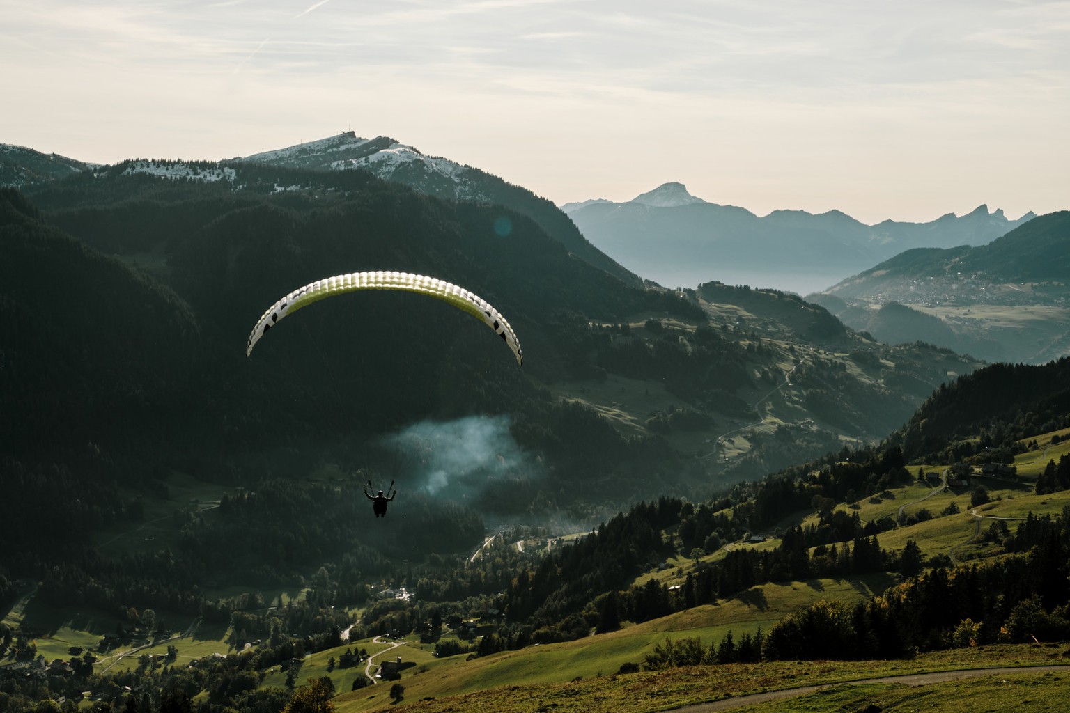 Vol en parapente depuis Les Diablerets