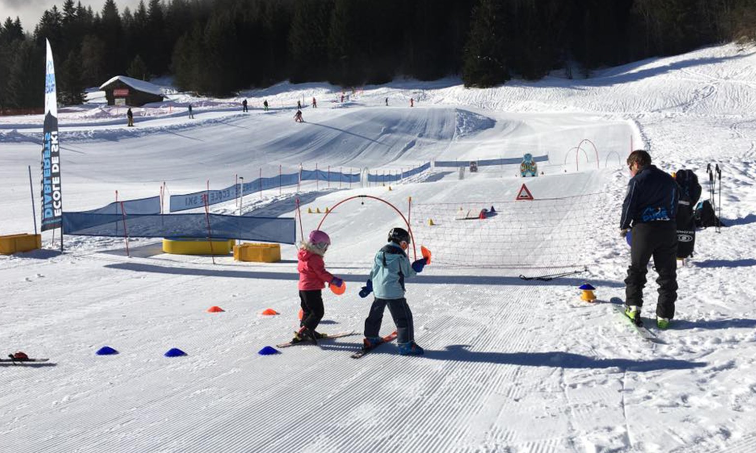 Cours collectifs de ski (enfant) avec la Pure Trace des Diablerets