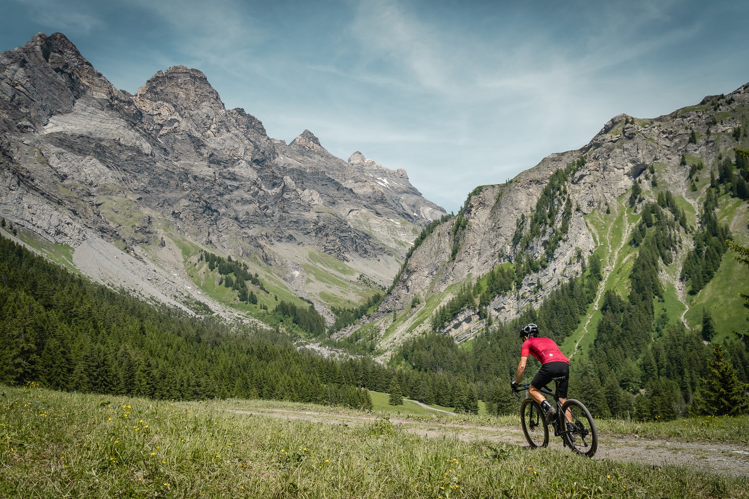 The col de la Croix gravel route