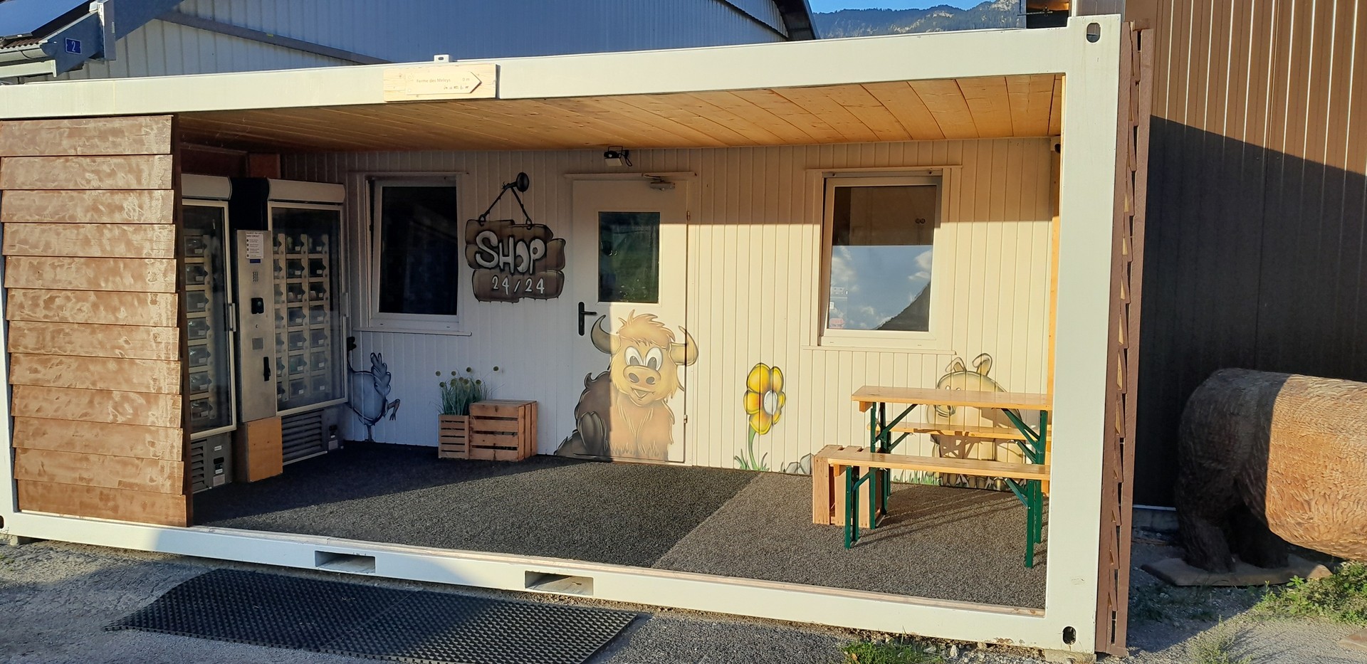 Libre-service de la ferme des Meleys