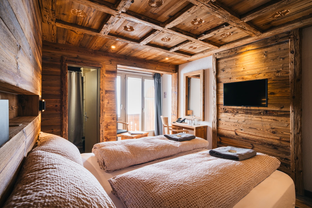Zimmer - Hôtel le Grand Chalet - Leysin
