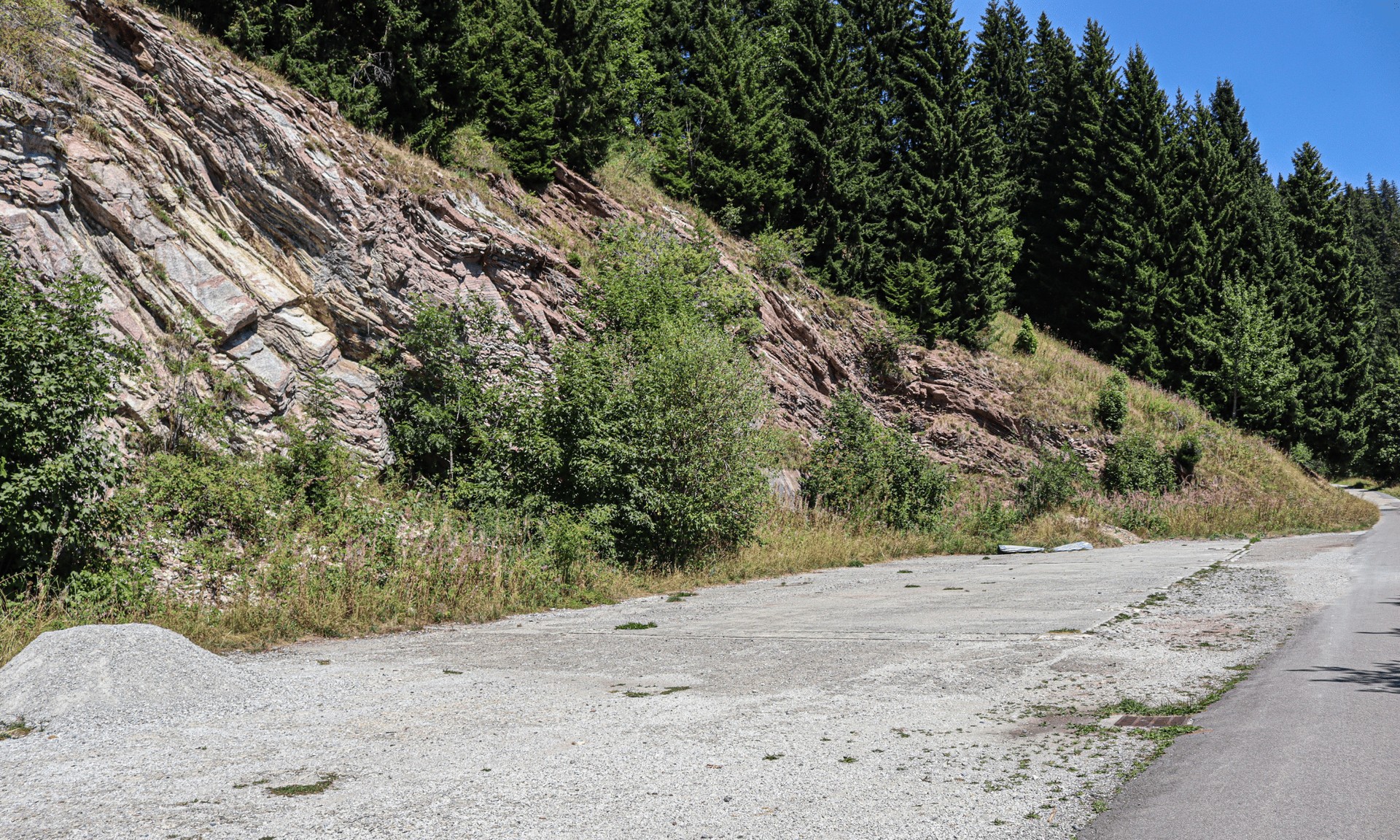 Parking du Lac de l'Hongrin