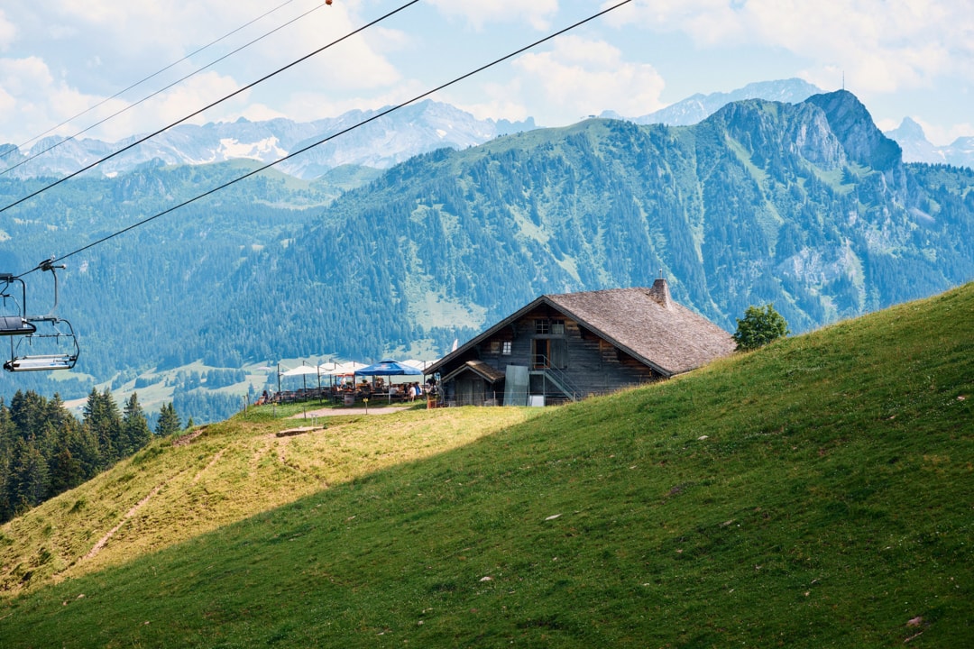 les Fers - Terasse - Sommer