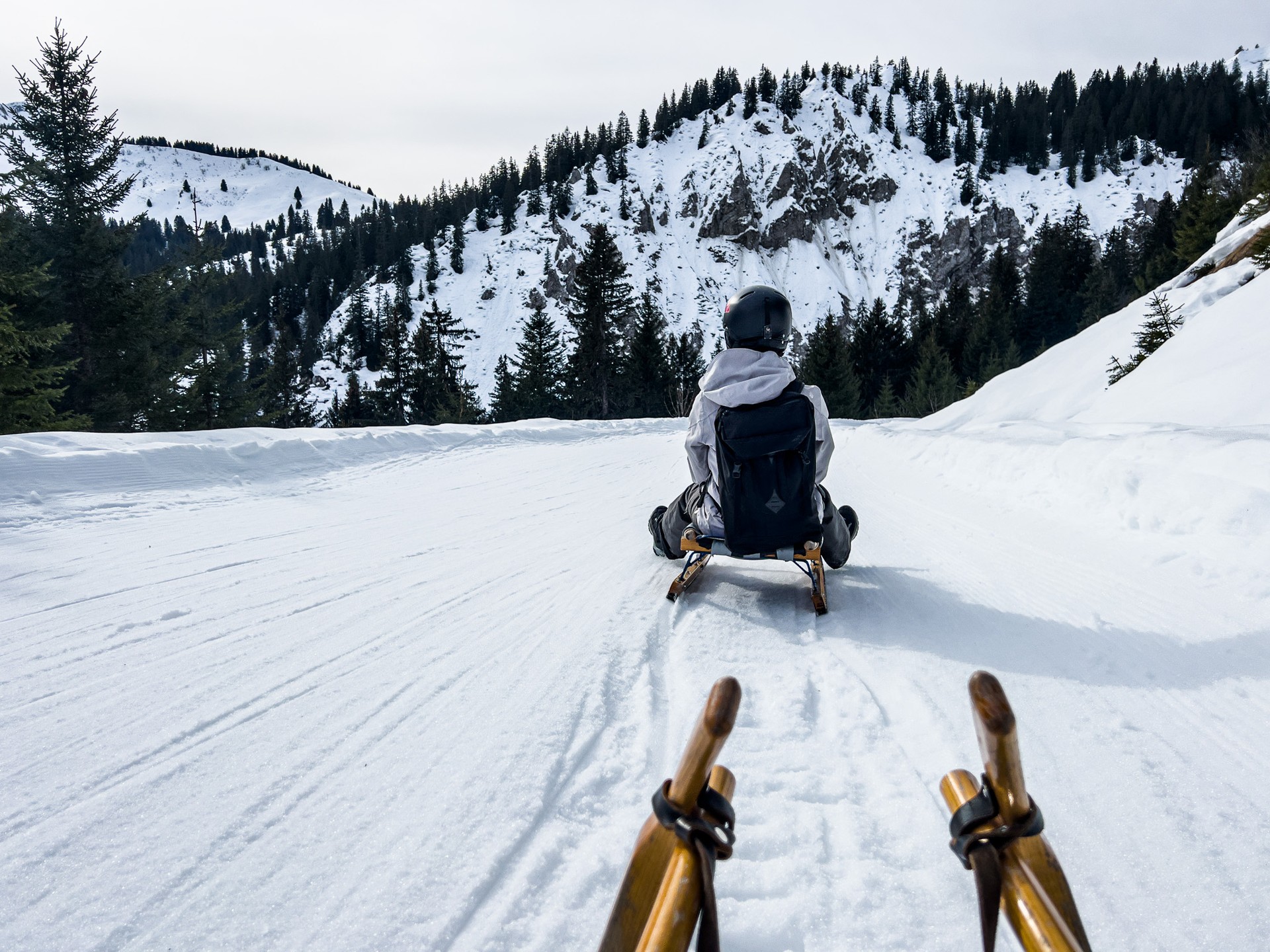 A wide track and breathtaking scenery