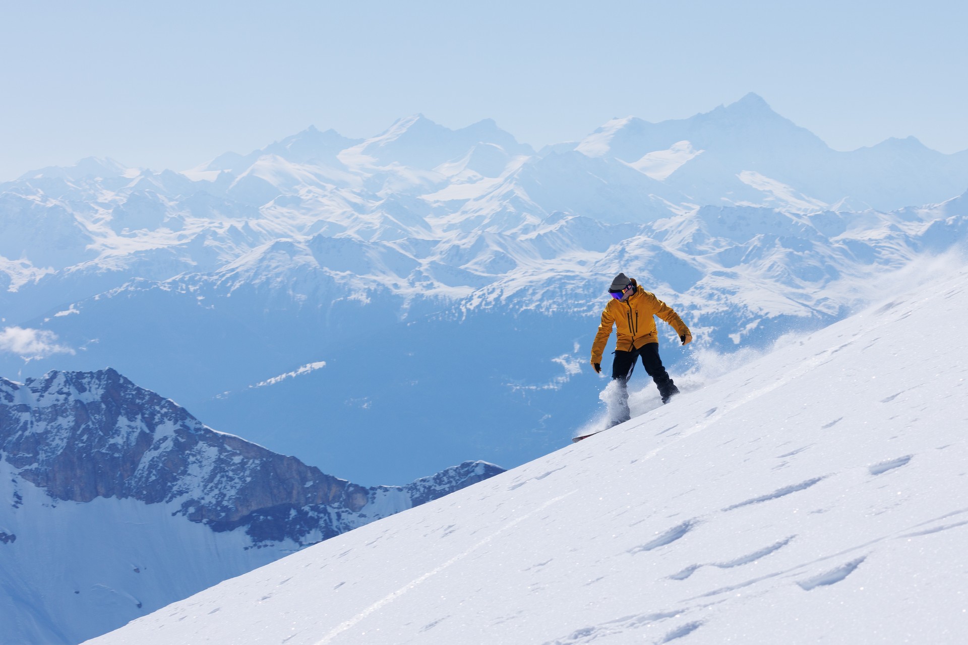 Ski à Glacier 3000