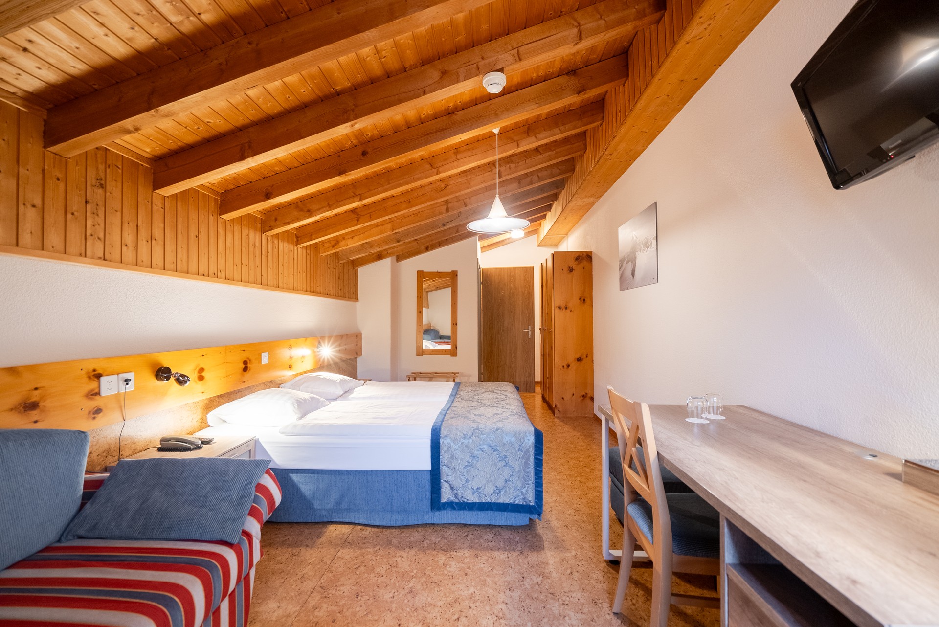Chambre de l'hôtel Les Sources