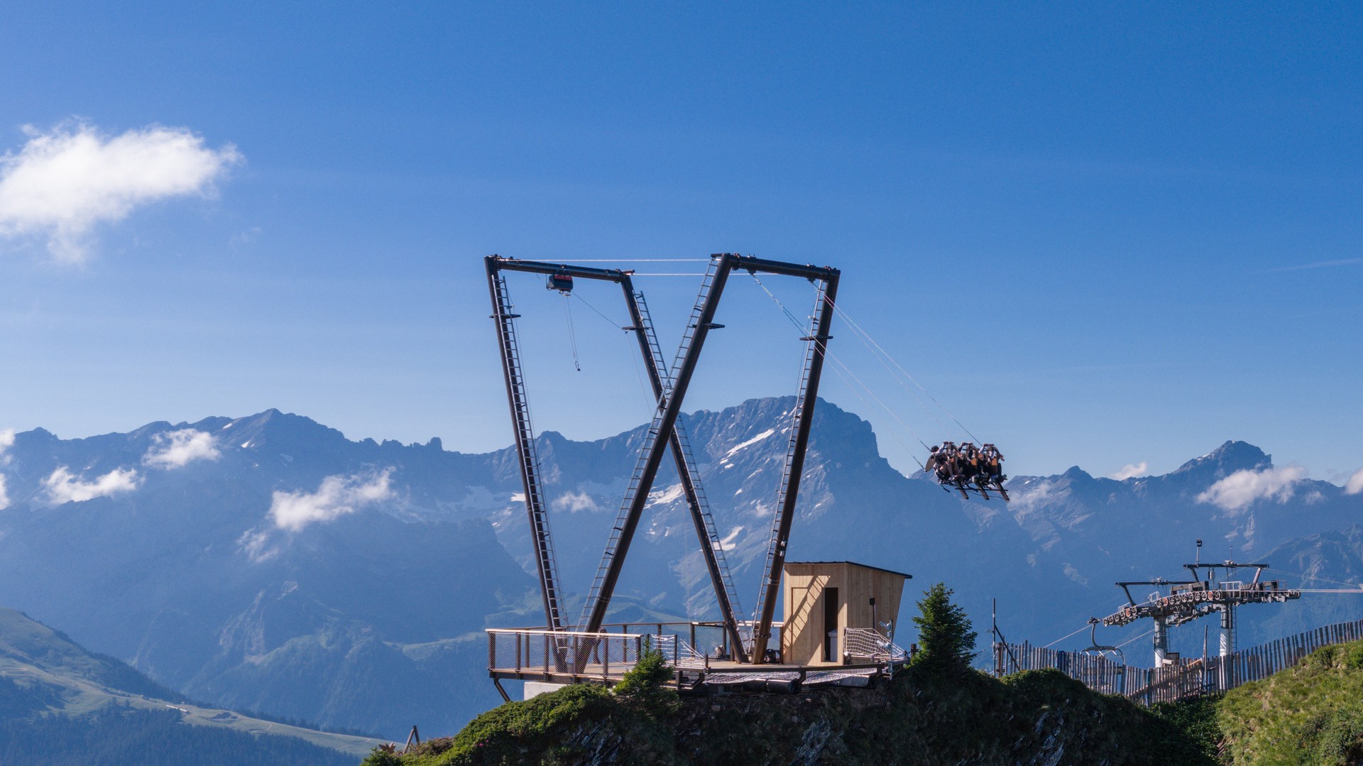 Guaranteed thrills on the BalancAIR in Villars