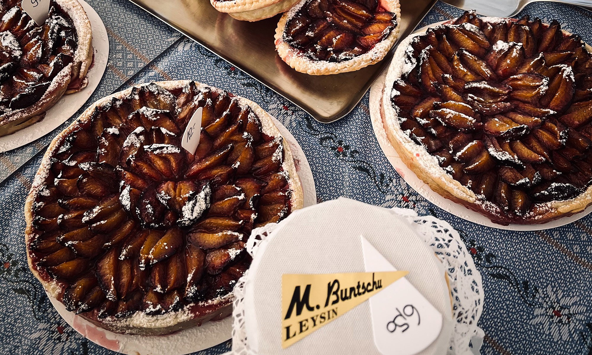 tartes - boutique à pain - M. Buntschu - Leysin