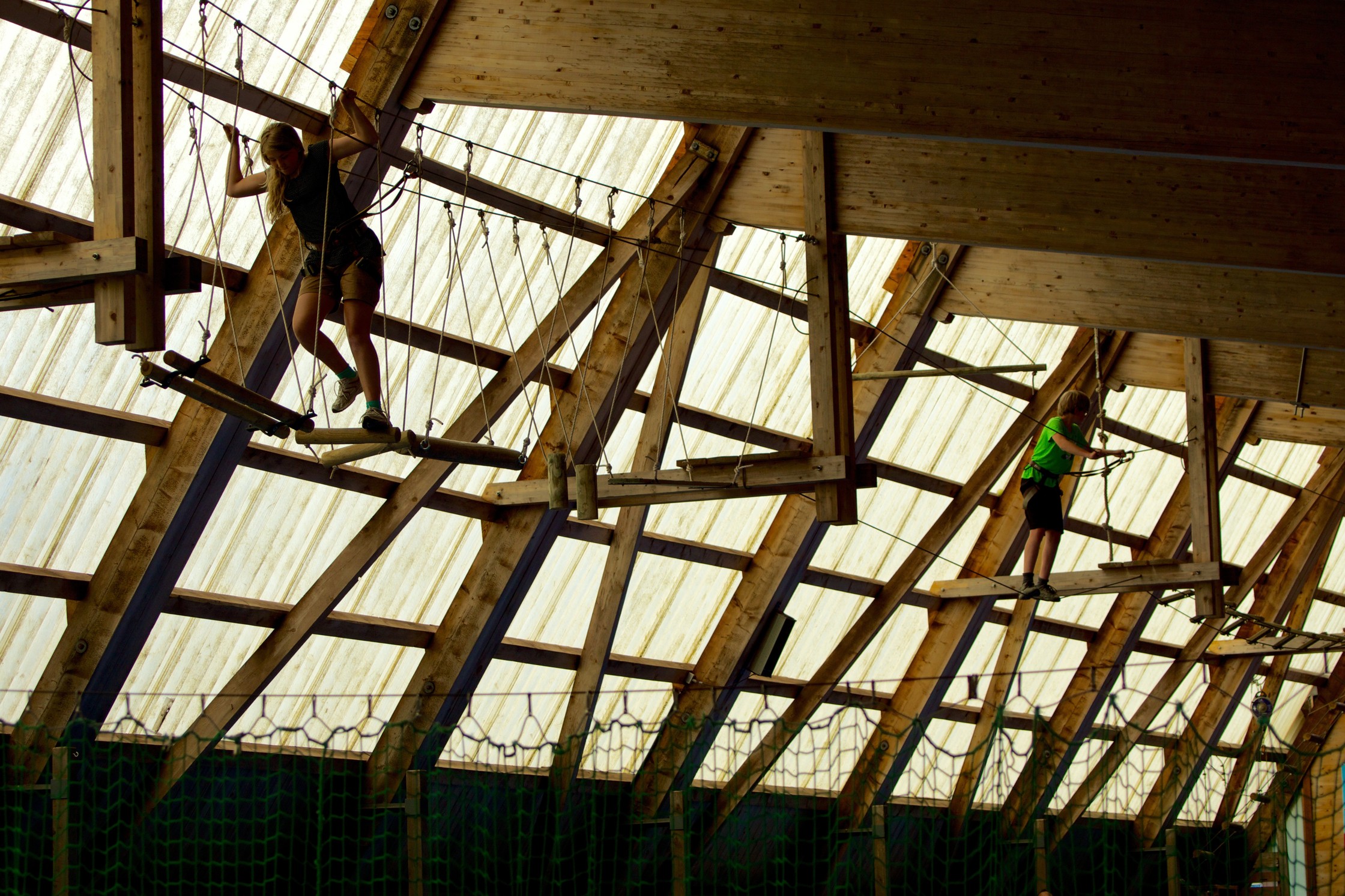 Parc aventure intérieur
