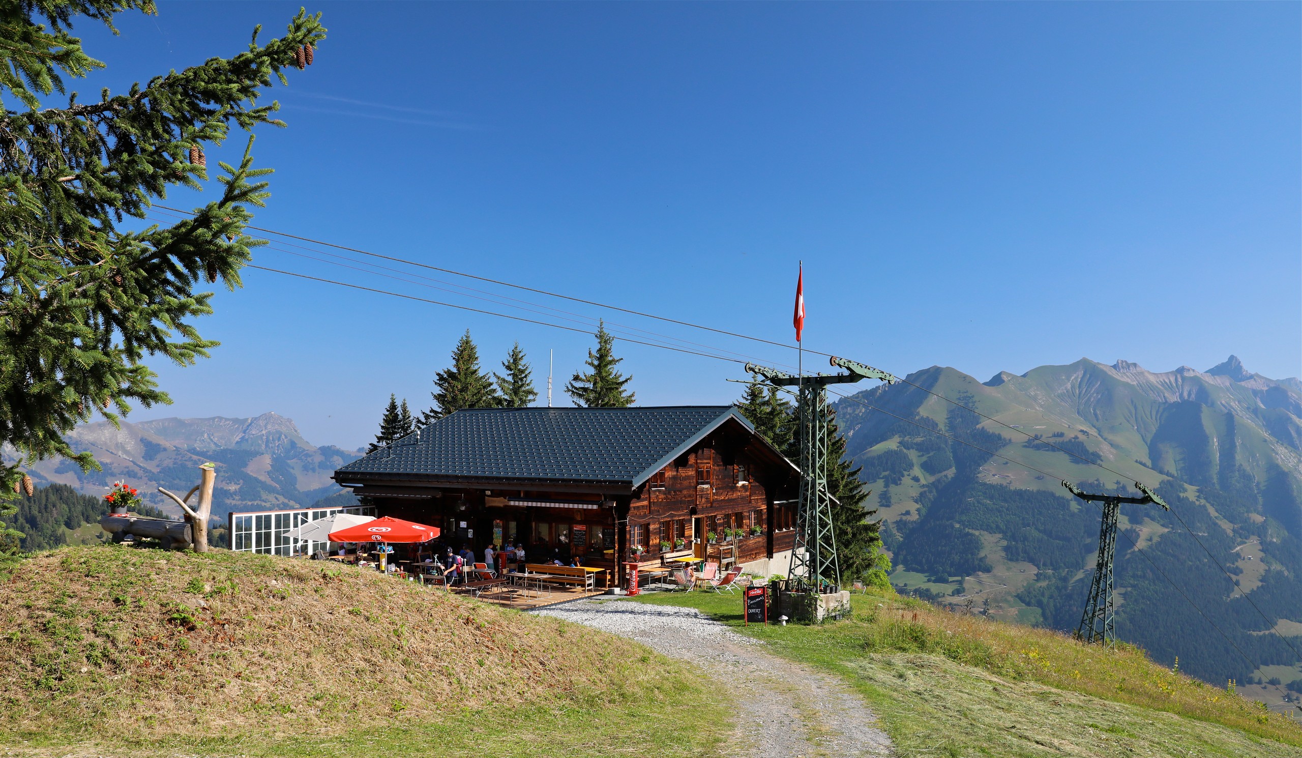 Cabanes de montagne aux Mosses