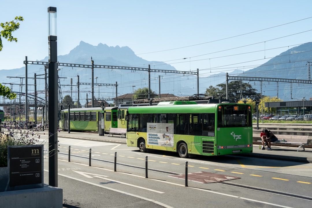 Transports publics à Aigle