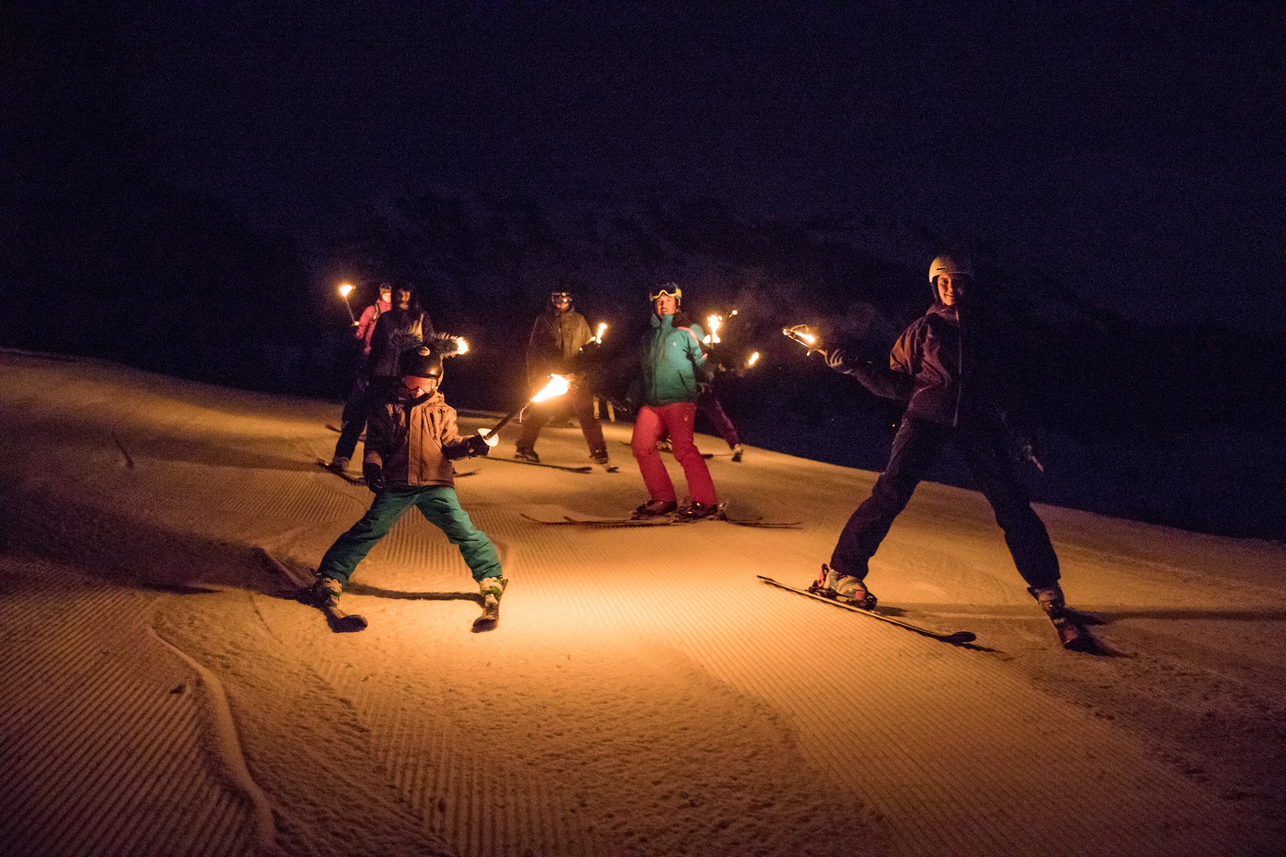 Fackel- oder Laternenwanderungen in den Waadtländer Alpen