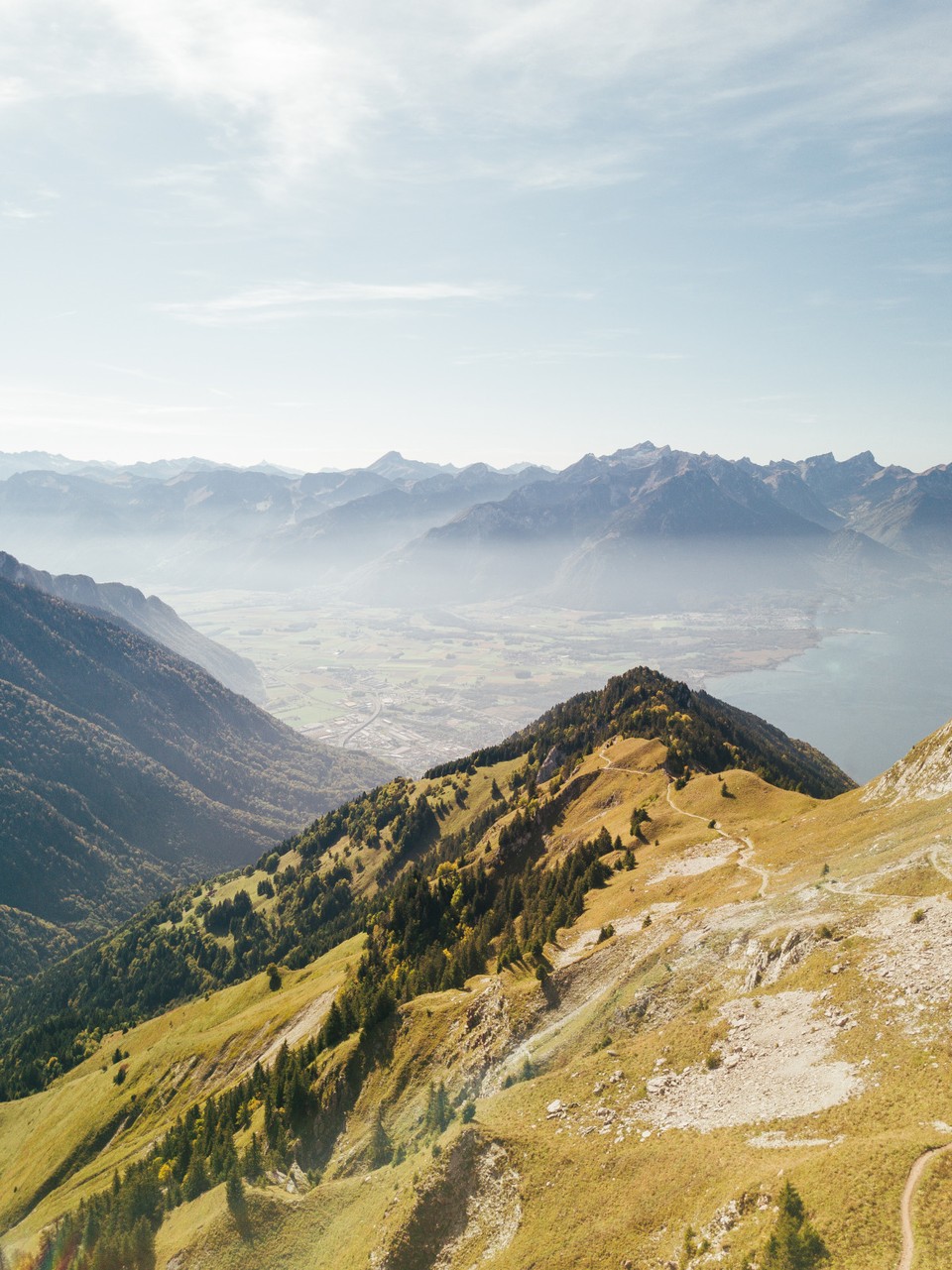 La vue époustouflante depuis les Rochers-de-Naye